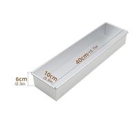 Générique Rectangle Cake Mold - 15.74x3.93x2.36 In Non-Stick Baking Dish, Cake Sheet Pan | Ice Cream Cakes Pan, Rectangle Aluminum Alloy Types Of Mould For Cheesecake, Birthday