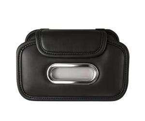 Générique Rectangular Tissue Holder - Car Paper Dispenser Box, 8.07 Inch Easy Access with Headrest Strap, Auto Accessory with Fabric, Space Saving Design, Car Tissue Box for Vehicle Use