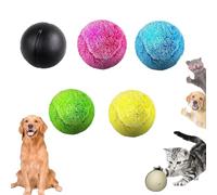 Générique Rectionrae Active Rolling Ball for Dogs, Smart Dog Balls Large with Plush Cover, Interactive Dog Toy, Auto-Moving Anxiety Relief Ball for Puppy Small Medium Large Breed (1 Set)