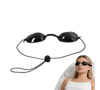 Générique Red Light Glasses Eye Protection | 5.43In Anti Glare Protective Eyewear PVC, UV Blocking Safety Glasses | Facial Beauty Device Spa Skincare Routine