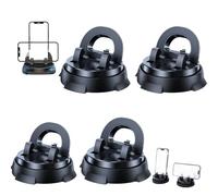 Générique Redreeer Car Phone Holder Mount, 360-Degree Rotatable Mobile Holder with Non-Slip Base, No Installation Required, Suitable for Dashboard, Center Console, All Models (4pcs)