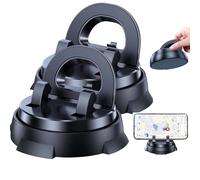 Générique Redreeer Car Phone Holder Mount, Dashboard, Center Console, 360-Degree Rotatable Mobile Holder with Non-Slip Base, No Installation Required, Strong Adsorption Car Holder (2PCS)
