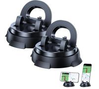 Générique Redreeer Car Phone Holder, Redreeer 360-Degree Rotatable Mobile Holders, with Non-Slip Base, Universal Fit Strong Adsorption Gel Pad for Dashboard, Center Console (2PCS)