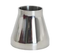 Générique Réducteur concentrique sanitaire en Acier Inoxydable SS304 avec Un diamètre extérieur de 19 mm à 102 mm, raccords sanitaires soudés, bière Artisanale(SS304,63mm to 45mm)