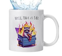 Générique Refined Ceramic Mug - Heat Resistant Novelty Mugs | 350ml Hot Chocolate Mugs with Ergonomic Handle, Drinking Mug for Afternoon Tea, Drinking Cup, Decorative Cup for Everyday Use