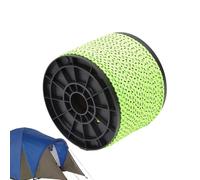 Générique Reflective Paracord - 196 inch Survival Rope | Polyester Nylon Outdoor Cord for Hiking Camping Safety, Highly Visible Durable Rope for Outdoor Adventures