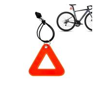 Générique Reflective Pendants - High Visibility Triangle Safety Bike Gear Reflector for Night Running Hiking Camping Outdoor Commuting Walking Cycling Backpack Safety Visibility Protection Use