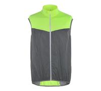 Générique Reflective Safety Vest, Traffic Work Vest, Advanced Cooling Airflow, High Visibility Construction Puffer with Reflective Strips, Adjustable Fit for Roadside, Cycling and Running, 185cm