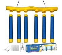 Générique Reflex Challenge Game, Catching Sticks Reaction Training Toy, ABS Interactive Hand-Eye Coordination Trainer, Educational Activity with 3 Adjustable Speed Settings, 40x5.3x9.5cm