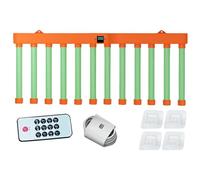 Générique Reflex Challenge Game, Hand-Eye Training Toy, Rechargeable Drop Stick Design, Remote Control Fun, Nursery Preschool Competitive Play, Size 23.23x7.28 inches, Orange, Blue, 1pc