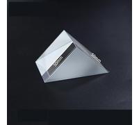 Générique Réflexion à 90 degrés expérience Physique réfraction des Rayons du Verre Optique Triangle à Angle Droit Prisme isocèle Plusieurs Tailles (Couleur : 50x50x50mm)