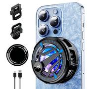 Générique Refroidisseur téléphone portable,Accessoire USB rechargeable silencieux - Refroidisseur de téléphone portable avec clip,Pour Jeux, Musique, Étudiants, Ados,
