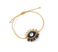Générique réglable en perles de verre pour Couples, bijoux faits à la main, Design inspiré de la Dopamine, chaîne de perles rondes