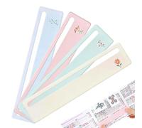 Générique Règle de Lecture pour Mahjong, Lot de 4 réglettes acryliques Lumineuses, Guide de Lignes Règles Aide-Mémoire Mahjong, Idéal pour s'entraîner, Jouer en soirée ou Entre Amis