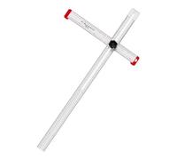 Générique Règle de Mesure Outil de Traçage Menuiserie Équerre Réglable Aluminium Alliage Marquage Ligne Multifonction Adaptée pour Atelier Rénovation Ajustement, 90cm