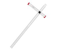 Générique Règle de Mesure Outil de Traçage Menuiserie Équerre Réglable Aluminium Alliage Marquage Ligne Multifonction Adaptée pour Atelier Rénovation Ajustement, 120cm