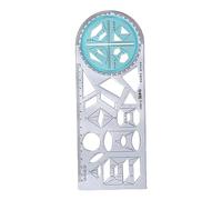 Générique Règle Géométrique Servant de Gabarit de Dessin et D'outil de Mesure. Une Règle Mathématique Transparente, Idéale pour Le Dessin, L'enseignemen, style c