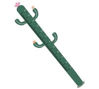 Générique Règle Murale Décoration Murale de Hauteur Autocollante en Pvc Forme Cactus Vert pour Mesure Taille des Garçon et Filles