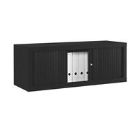 Générique Réhausse à Rideaux Eco-conçue Classiques H 44 x L 120 cm (Noir)