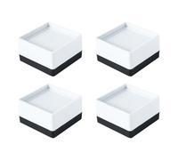 Générique Rehausseurs De Meubles - ABS+TPU 7.8x7.8cm | 4 Pièces Pieds D'Extension Carrés | Élévateur De Canapé pour Chambre Salon Cuisine Buanderie Appartement Électroménager