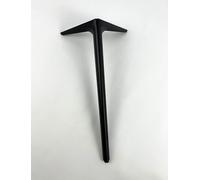Générique Rehausseurs de Meubles en métal, Pieds de Support Robustes for Armoire de Commode, Pieds de Meubles de Remplacement for canapé, Meuble TV, Table Basse, Buffet(Black,Height 10cm)