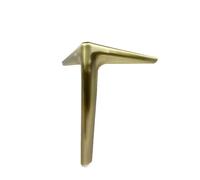 Générique Rehausseurs de Meubles en métal, Pieds de Support Robustes for Armoire de Commode, Pieds de Meubles de Remplacement for canapé, Meuble TV, Table Basse, Buffet(Bronze,Height 19cm)
