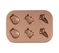 Générique Reinforced Pastry, Multi Cavity Dessert Baker, 13.8 Inches Frame with Beveled Texture, Anti Warping Party Tin, Industrial Bake-Ware with Modern Style, Slicing Gear for Apartment