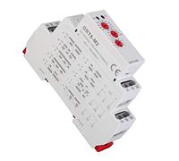 Générique Relais Temporisé Multifonctionnel, Bouton De Panneau De Temporisation, Installation sur Rail Din, Plage De Temporisation De 0,1 Seconde à 10 Jours, Contrôle Dautomatisation Industrielle