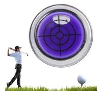 Générique Reliablevalidity Golf Ball Marke, Golf Trainer-GolfBall Marker Round Cap Clip Mark with Level Function with Hat Clip, Ideal GolfGift for Men & Women (Purple)