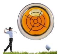 Générique Reliablevalidity Golf Ball Marke, Golf Trainer-GolfBall Marker Round Cap Clip Mark with Level Function with Hat Clip, Ideal GolfGift for Men & Women (Orange)