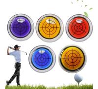 Générique Reliablevalidity Golf Ball Marker, Golf Trainer-Golf Ball Marker Round Cap Clip Mark with Level Function, Balls Markers with Hat Clip, for Men, Woman (Mix)