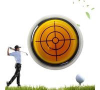 Générique Reliablevalidity Golf Ball Marker, Golf Trainer-Golf Ball Marker Round Cap Clip Mark with Level Function, Balls Markers with Hat Clip, for Men, Woman (Orange)