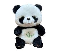 Générique Relief Panda Sleeping Plush, Breathing Light Stuffed Animal, 9.06x7.09 inches Boost Affinity, Soft Music Sleep Buddy Toy, Calming Plush Figure for Seasonal, New Year, Easter