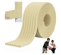 Générique Rembourrage De Poteau De Basket-Ball,Coussinets De Sécurité Autocollants Et Imperméables pour Caves Et Garages,Coussin De Poteau(Beige,50PCS)