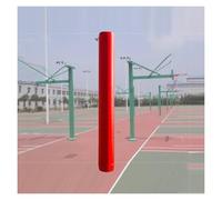 Générique Rembourrage for Panier De Basket, Patch Souple Anti-Collision Cylindrique De 2 Cm D'épaisseur, Protection des Joueurs for Terrain De Football(Red,Dia 22cm)