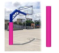 Générique Rembourrage for Poteau de Basket-Ball, 1,8 m, Rond, imperméable, diamètre 11,4 cm, 14,5 cm, 16,5 cm, 22,1 cm, Personnalisable, for Terrain de Jeu/Parking(Pink,Dia 5.5in)