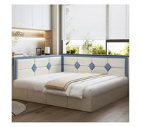 Générique Rembourrage Mural Anti-Collision, Anti-Collision 3D for Enfants, Tête De Lit Autocollante, Panneaux Muraux Insonorisants À Faire Soi-même, Facile À Nettoyer(Color1,50x150cm)