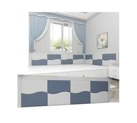 Générique Rembourrage Mural Anti-Collision, Coussinets Auto-adhésifs sûrs, faciles à Nettoyer, for Mur rembourré de Salon ou de Chambre à Coucher(Color2,50x50cmx2pcs)