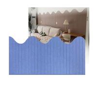 Générique Rembourrage Mural Anti-Collision for Enfants, Panneau De Tête De Lit 3D À Décoller Et Coller, Panneaux De Tête De Lit Rembourrés Muraux, for Chambre À Coucher Et Salon(Blue2,120x240cm)