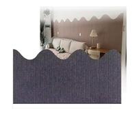 Générique Rembourrage Mural Anti-Collision for Enfants, Panneau De Tête De Lit 3D À Décoller Et Coller, Panneaux De Tête De Lit Rembourrés Muraux, for Chambre À Coucher Et Salon(Black,60x180cm)