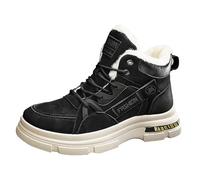 Générique Rembourrées Botte Homme,Courtes Bottines Imperméables Chaussures de Loisirs Chaudes Bottes vélo Jardin Semelle extérieure légère antidérapante orthopédiques avec Support la voûte Plantaire