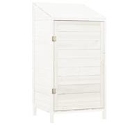 Générique Remise de Jardin Blanc 55x52x112 cm Bois de Sapin Solide,Maison & Jardin,Pelouses & Jardins,Vie en extérieur,Structures extérieures,Cabanes & abris de Jardin,Blanc,11.5kg,152179