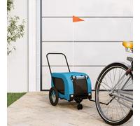 Générique Remorque de vélo pour Animaux de Compagnie Bleu et Noir,Poussettes pour Animaux de Compagnie,7.5KG-94016