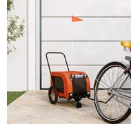Générique Remorque de vélo pour Animaux de Compagnie Orange et Noir,Poussettes pour Animaux de Compagnie,7.6KG-94012