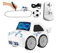 Générique Remote Control Car - Smart Follow and Escape Mode Mini RC Truck Toy Sensor Activated Gesture Control Interactive Car with Line Following Function STEM Educational