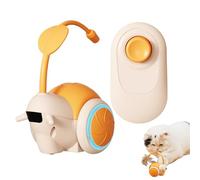 Générique Remote Control Cat Toy, Electric Kitten Teaser, Interactive Pet Toy, Smart Moving Plaything for Cats, Games for Small & Big Pets, Indoor Entertainment, Fun Cat, 2.87x2.52x3.82 in