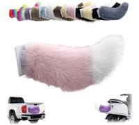 Générique Remote Control Electric Car Tail, Fluffy Remote Control Tail, Wagging Tails for Car, Self Adhesive Plush Moving Tails with Remote, Cute Furry Accessory for Trucks Motorcycle (I)