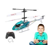 Générique Remote Control Helicopter for Kids, ABS Airplane Toy with 1-Key Takeoff/Landing, Rechargeable, Stable Flight & Easy Control, Perfect for Children, 16.2x6.3x37.5 cm