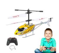 Générique Remote Control Helicopter for Kids, ABS Airplane Toy with 1-Key Takeoff/Landing, Rechargeable, Stable Flight & Easy Control, Perfect for Children, 16.2x6.3x37.5 cm