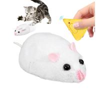 Générique Remote Control Mice Cat Toy, Interactive Electronic Toy Indoor Play 3.94x1.77x1.26 inches, Realistic Remote Movement, Ideal for Small Medium Large Cat Breeds in Living Room